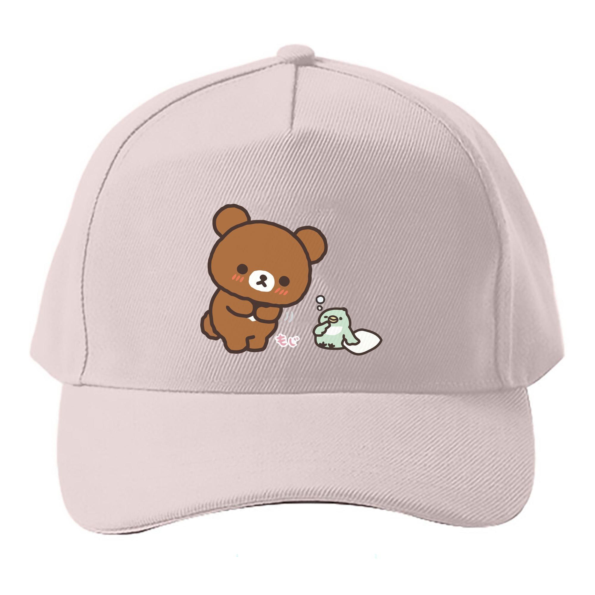 （画像用） リラックマ リラックマ キイロイトリ Rilakkuma Korilakkuma Kiiroitori ベースボールキャップ 綿100％ 男女兼用 帽子 スポーツ